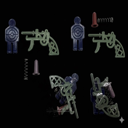 Gun Goli Target Set Toy